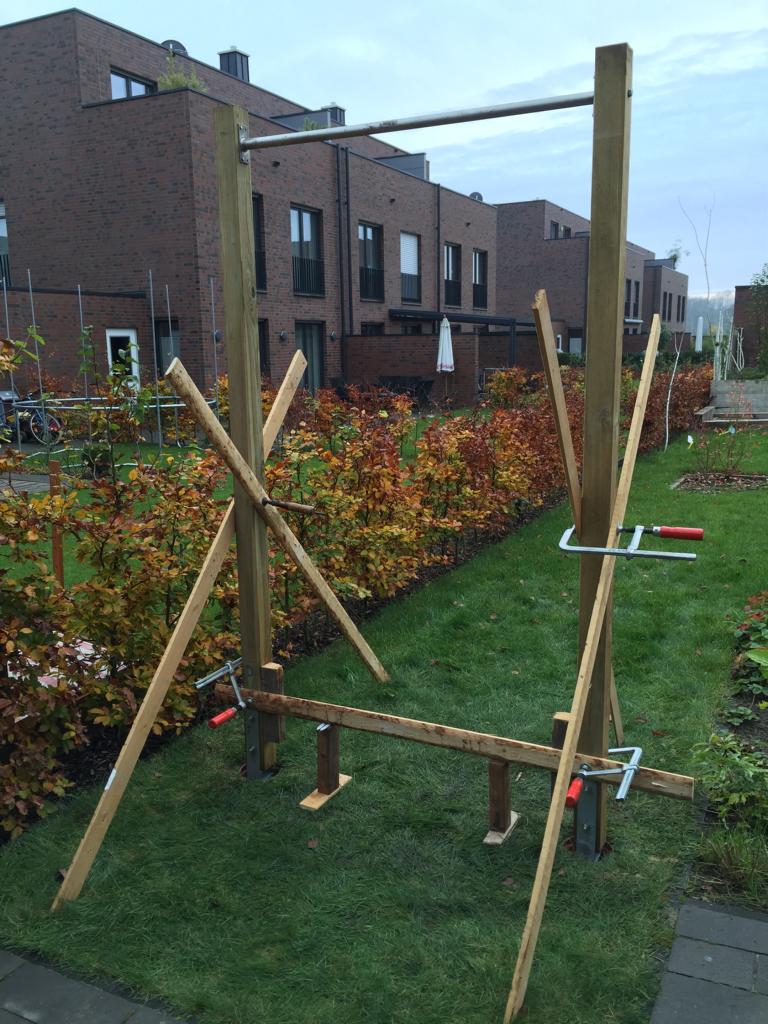 Klimmzugstange für den Garten (DIY) ActivatetheBeast